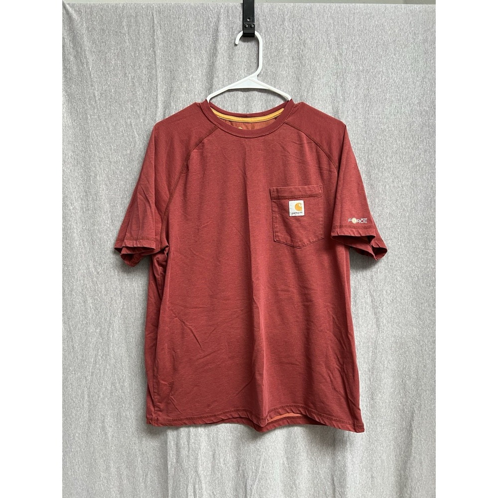 Carhartt Force Relaxed Fit Pocket T-Shirt Red Size L
